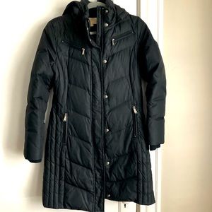 Michael Kors black long jacket XS